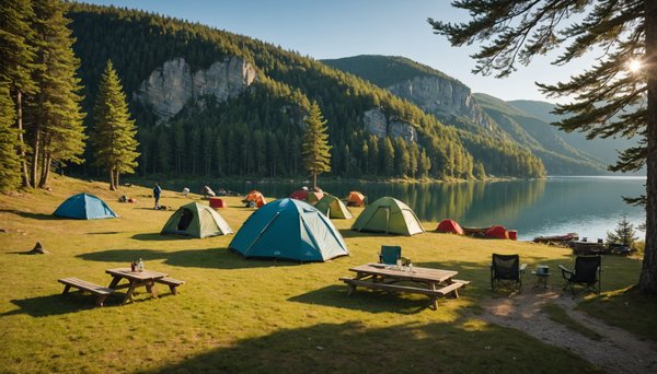 Profiter d'un camping à proximité du lac de sainte-croix